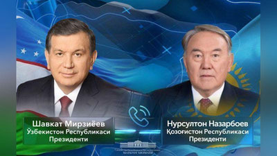 'Shavkat Mirziyoev Nursulton Nazarboev bilan telefonda muloqot qildi'ning rasmi