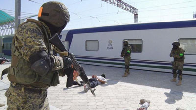 '«Buxoro» temiryo`l vokzalida shartli terrorchilar qo`lga olindi'ning rasmi