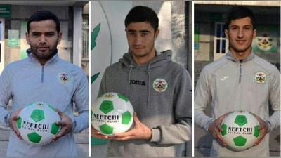 '"Neftchi" bir yo`la uch futbolchi bilan shartnoma imzoladi'ning rasmi