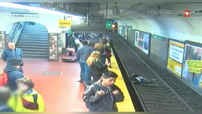 'Xushini yo`qotgan erkak ayolni poezd tagiga itarib yubordi (Video)'ning rasmi