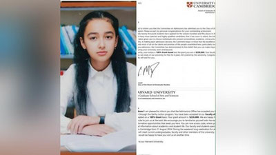 Изрображение 'Школьница из Тайлака поступила в два самых престижных вуза мира'