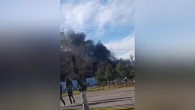 Изрображение 'В МЧС объяснили причину густого черного дыма, окутавшего Бектемирский район'