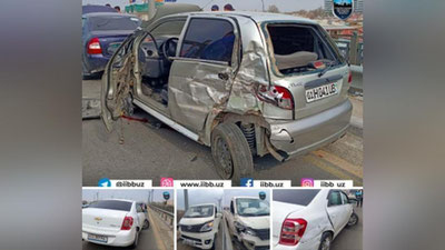 Изрображение 'Страшное ДТП в Ташкенте унесло жизни 2-х человек'