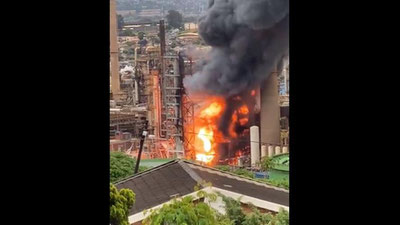 Изрображение 'На нефтеперерабатывающем заводе в ЮАР прогремел мощный взрыв (видео)'