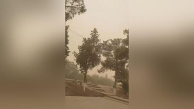 Изрображение 'Пыльную бурю сегодня наблюдали в Термезе (видео)'