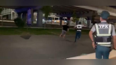 Изрображение 'В Ташкенте попытка водителя "Спарка" сбежать от стражей правопорядка попала на видео'