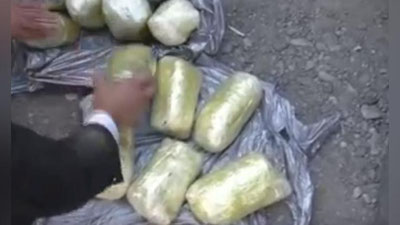 Изрображение 'В Андижане задержан житель Коканда, перевозивший 12 кг гашиша (видео)'