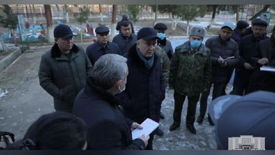 Изрображение 'Рабочая группа во главе с хокимом Ташкента начала работу с визита в Учтепинский район (видео)'