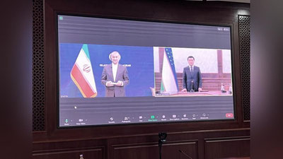 Изрображение 'Состоялась онлайн-встреча министров иностранных дел Узбекистана и Ирана'