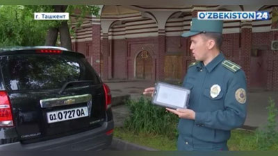 Изрображение 'Специальные планшеты зафиксируют неправильную парковку авто в Ташкенте (видео)'