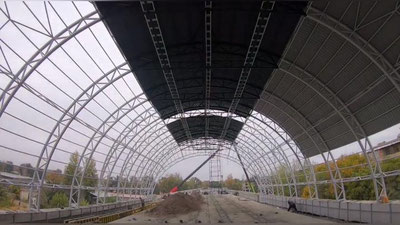 Изрображение 'Сергелийская линия метро: 4 года строительства в 8-минутном видео'