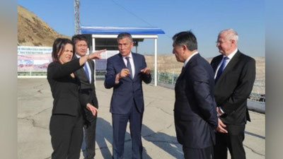 Изрображение 'Министр иностранных дел Германии побывала на производственных площадках АГМК'