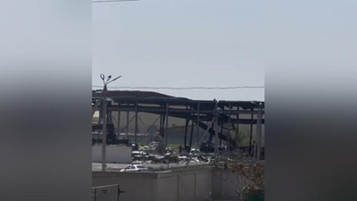 Изрображение 'В Сергели произошел пожар (видео)'