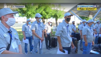 Изрображение 'Соотечественники, работающие в Корее, отправились чартерным рейсом в Сеул (видео)'