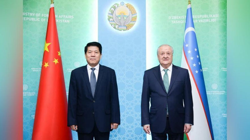 'TIV rahbari Xitoy Xalq Respublikasi Hukumatining maxsus vakili bilan uchrashuv o`tkazdi'ning rasmi