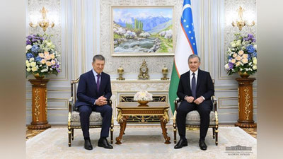 'Shavkat Mirziyoev Rossiya Federasiyasi Prezidenti Administrasiyasi rahbarining o`rinbosarini qabul qildi'ning rasmi