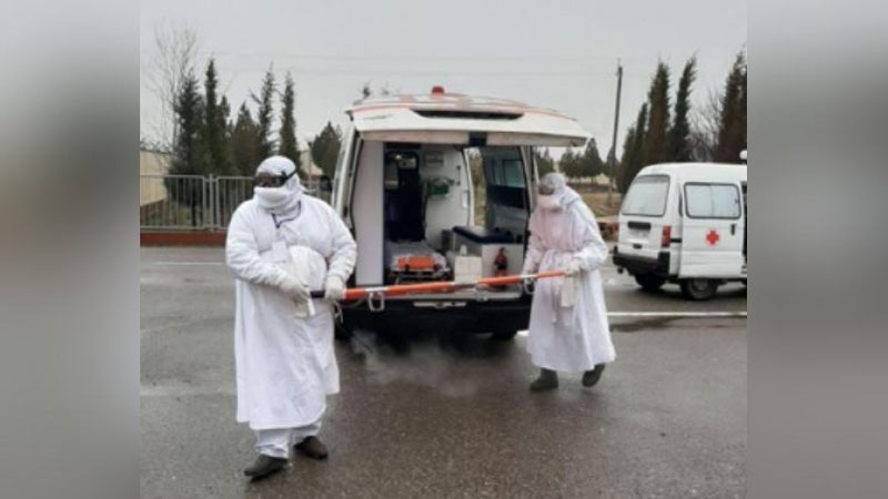 Изрображение 'На КПП отрабатывают действия в случае обнаружения коронавируса (фото)'
