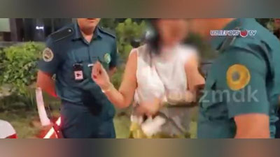 Изрображение 'В Карши пассажирка "Нексии" потушила сигарету об сотрудника ДПС (видео)'