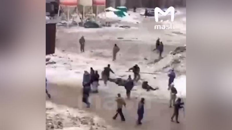 Изрображение 'Массовая драка мигрантов произошла на стройке на западе Москвы (видео)'