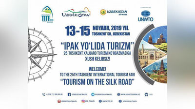 '“Ipak yo`lidagi turizm” Toshkent xalqaro turistik yarmarkasi bo`ladi'ning rasmi