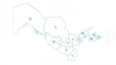 Изрображение 'Прирост в Хорезме: свежие данные по числу больных COVID-19 по регионам'