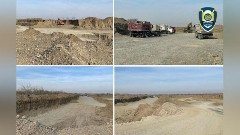 'Сирдарёда ўзбошимчалик билан қум-шағал қазиб олган МЧЖ раҳбари аниқланди'ning rasmi