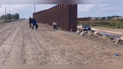 Изрображение 'На границе США и Мексики задержаны четверо нелегалов из Узбекистана (видео)'