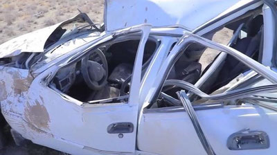 Изрображение 'ДТП в Навоийской области унесло жизни водителя и пассажира "Нексии" (видео)'