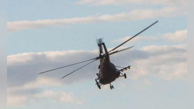 Изрображение 'Опубликовано видео крушения вертолета Ми-8 на Чукотке: погибли 4 человека'