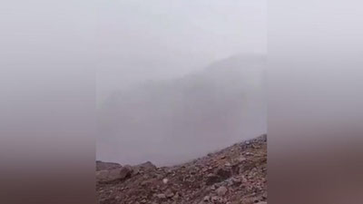 Изрображение 'Сентябрьский снег в горах Кашкадарьинской области сняли на видео'