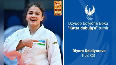 Изрображение 'Диёра Келдиёрова стала 5-кратной победительницей турниров "Большого шлема"'