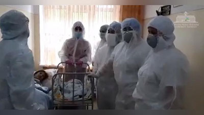 Изрображение 'Молодая женщина из карантинной зоны в Чирчике стала мамой (видео)'