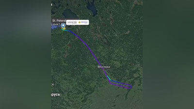 Изрображение 'Рейс Санкт-Петербург (Пулково) – Ургенч экстренно сел в Москве из-за пассажира'