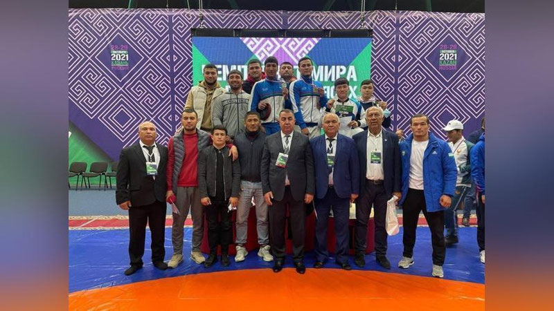 'Belbog`li kurash bo`yicha jahon chempionatida o`zbekistonlik sportchilar 17 ta medalni qo`lga kiritdi'ning rasmi