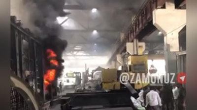 Изрображение 'На заводе в Сергелийском районе уничтожили 1 тонну 350 кг наркотиков (видео)'