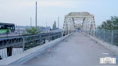 Изрображение 'Под Куйлюкским мостом на реке Чирчик запустят движение лодок (видео)'