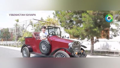 Изрображение 'Чудо-машину создал 16-летний школьник из Бухары (видео)'