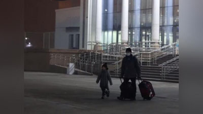 Изрображение 'В Узбекистане встретили отца и сына, живших в лесу в Подмосковье (видео)'