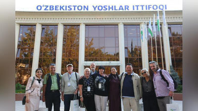 'Xorijiy ijodkorlar o`zbek yoshlariga mahorat-sabog`ini o`tishdi'ning rasmi