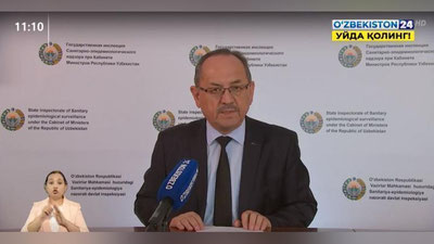 Изрображение 'Нурмат Отабеков призвал опасаться второго эпидемического подъема коронавируса (видео)'