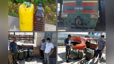 Изрображение 'Сотрудники МВД задержали машинистов тепловозов, расхищавших топливо'