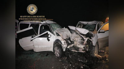 'Farg`onada “Sobalt” va “LADA LARGUS” avtomashinari to`qnashdi. Qurbonlar bor'ning rasmi