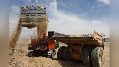 Изрображение 'Водитель самосвала сгорел в кабине во время работы на руднике НГМК'