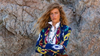 Изрображение 'Ralph Lauren представил новую коллекцию с использованием узбекского иката (фото)'