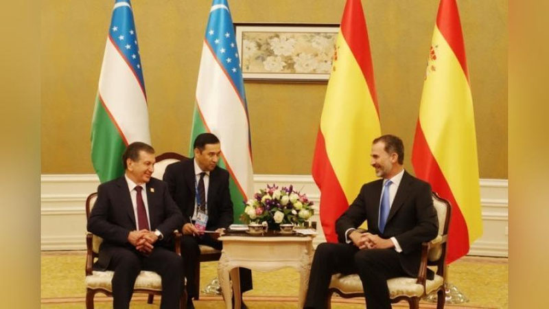 Изрображение 'ПРЕЗИДЕНТ УЗБЕКИСТАНА ПРОВЕЛ ПЕРЕГОВОРЫ С КОРОЛЕМ ИСПАНИИ'