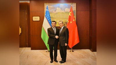 Изрображение 'Главы МИД Узбекистана и Китая провели встречу в Астане'