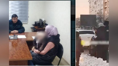'IIO xodimi Toshkentda ikki farzandi bilan tilanchilik qilgan 19 yoshli ayol bilan janjallashdi(video)'ning rasmi
