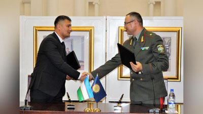 'Mudofaa vazirligi va Jizzax “Temuriylar izdoshi” NTM o`rtasida memorandum imzolandi'ning rasmi