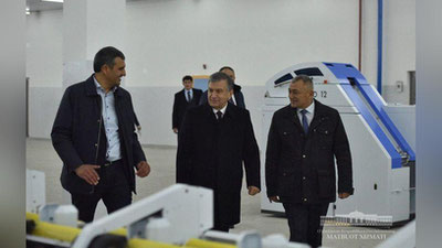 'Shavkat Mirziyoev «Kanteks invest» korxonasi bilan tanishdi'ning rasmi