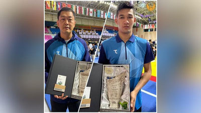 Изрображение 'Узбекистанцы продемонстрировали великолепную школу таэквондо, опередив южнокорейцев на ЧА'